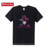 V for Vendetta T Shirt Anonymous Guy