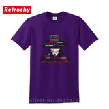 V for Vendetta T Shirt Anonymous Guy