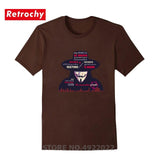 V for Vendetta T Shirt Anonymous Guy